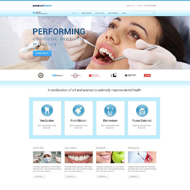 Smile Dentist WordPress Themes 52437