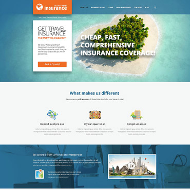 Travel Agency WordPress Themes 52441