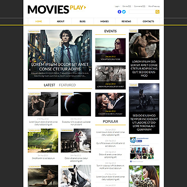 Movies Video WordPress Themes 52460