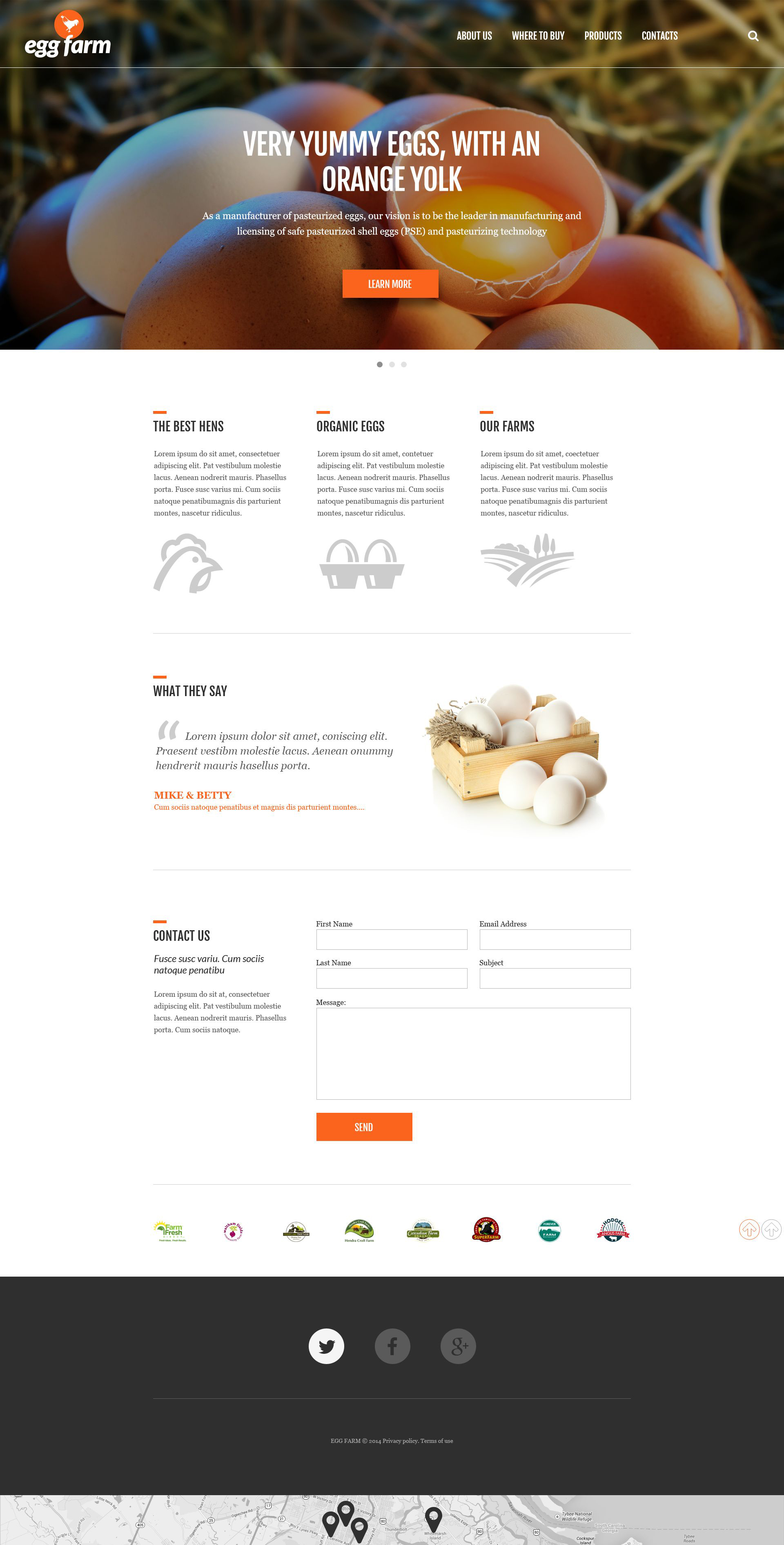 Poultry Farm Responsive Website Template