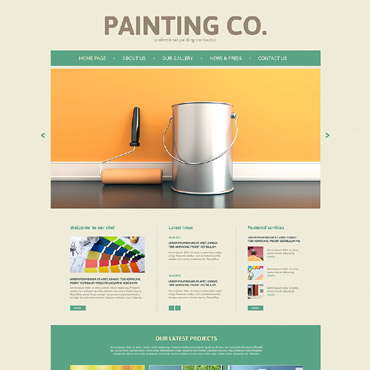 Palette Color Responsive Website Templates 52492