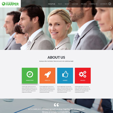 Business Expert Responsive Website Templates 52501