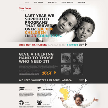 Hope Charity Muse Templates 52516