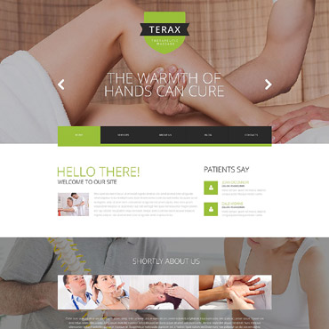 Therapeutic Massage Responsive Website Templates 52523
