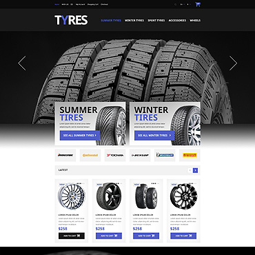 Tires & OpenCart Templates 52529