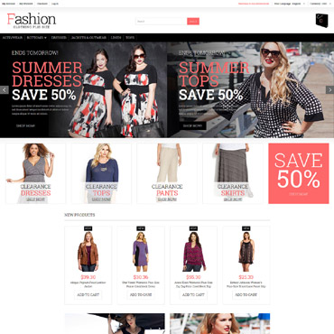 Store Clothes Magento Themes 52567