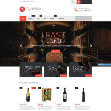 Store Wine Shopify Themes 52597