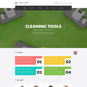 Cleaning Products Responsive Website Templates 52654