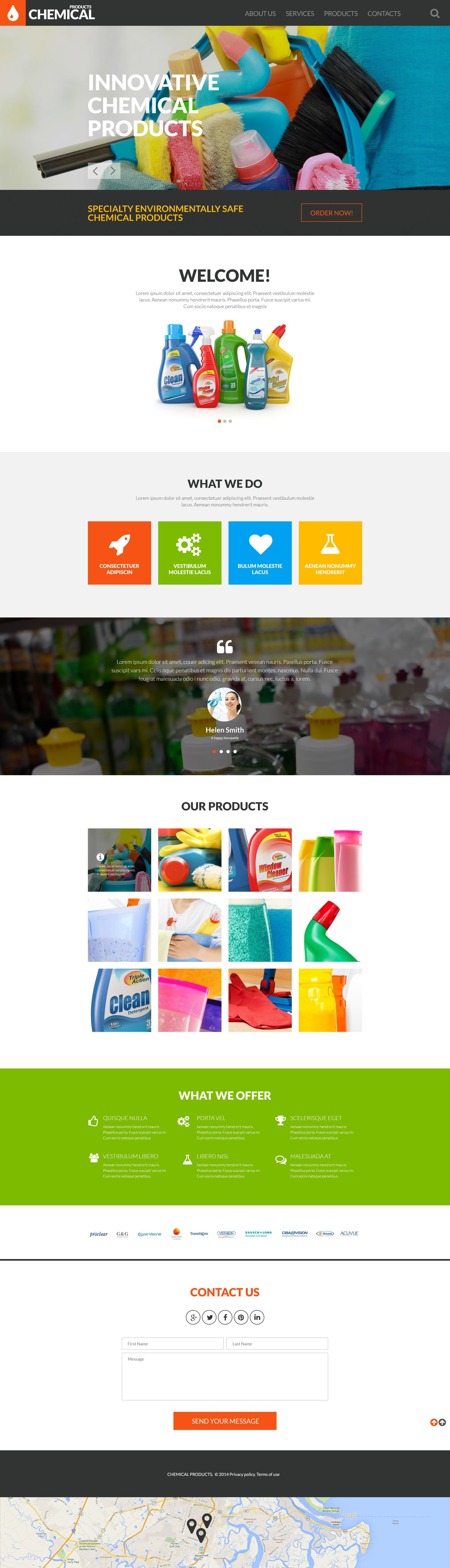 Cleaning Responsive Website Template