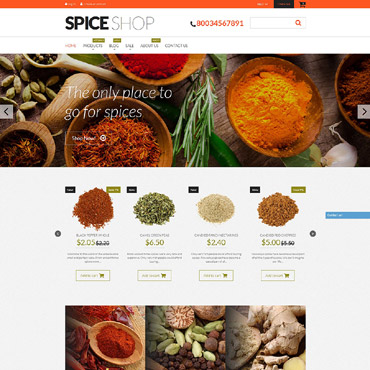 Shop Spices Shopify Themes 52727