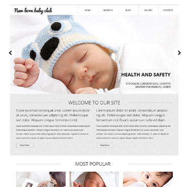 Born Boy Responsive Website Templates 52750
