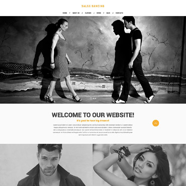 Dancing Dance Responsive Website Templates 52751