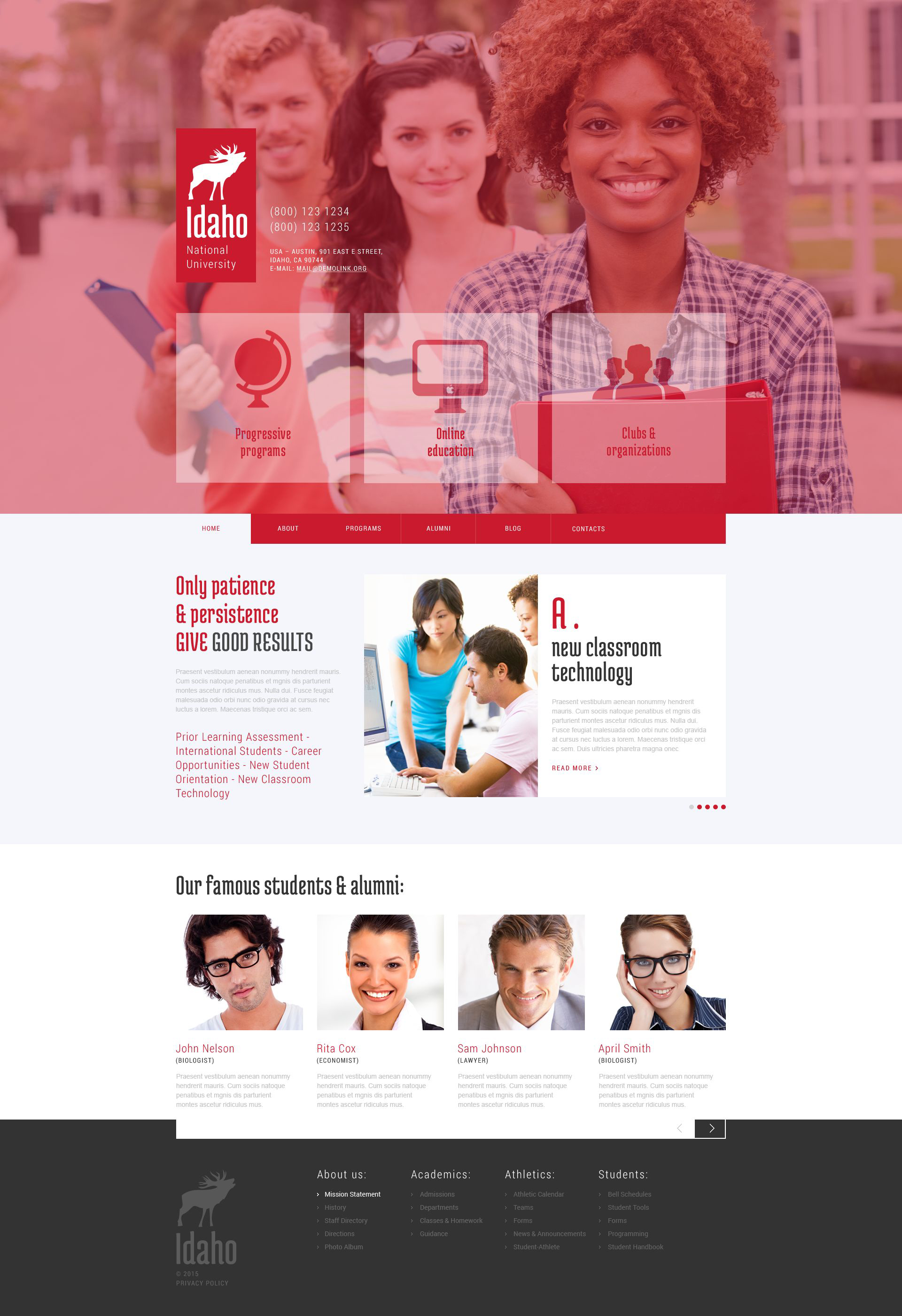 University Education WordPress Theme