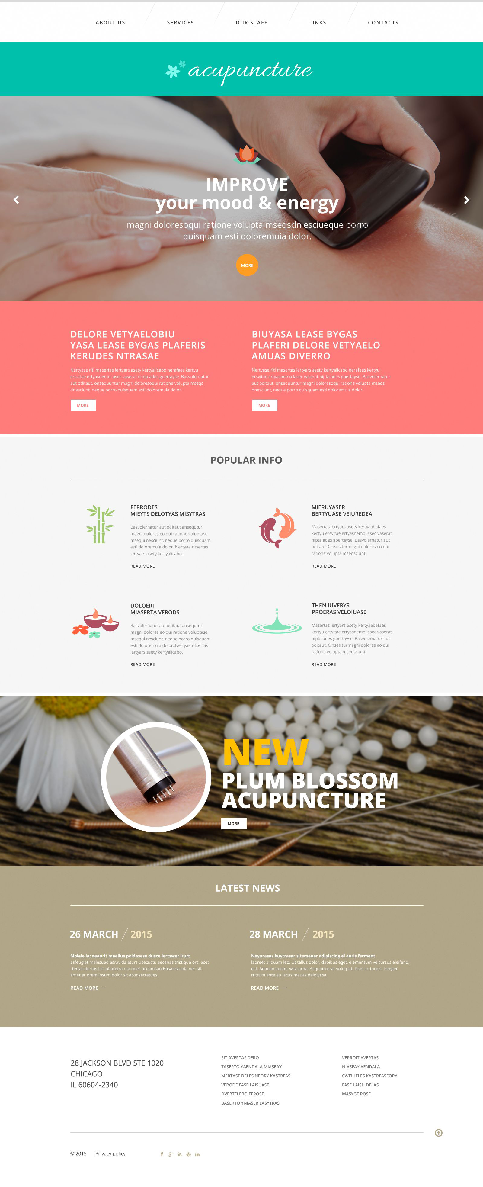 Acupuncture Clinic Website Template