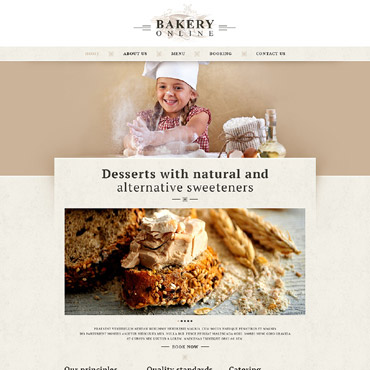 Products Chocolate Responsive Website Templates 52920