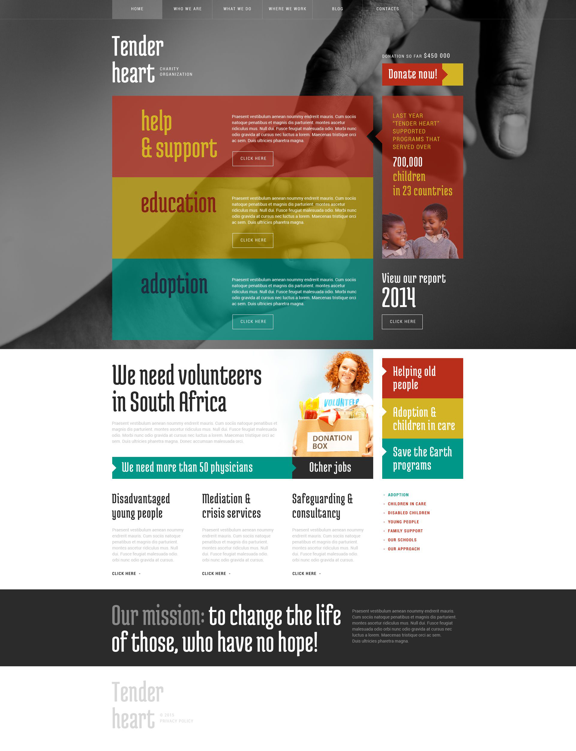 Charity WordPress Theme