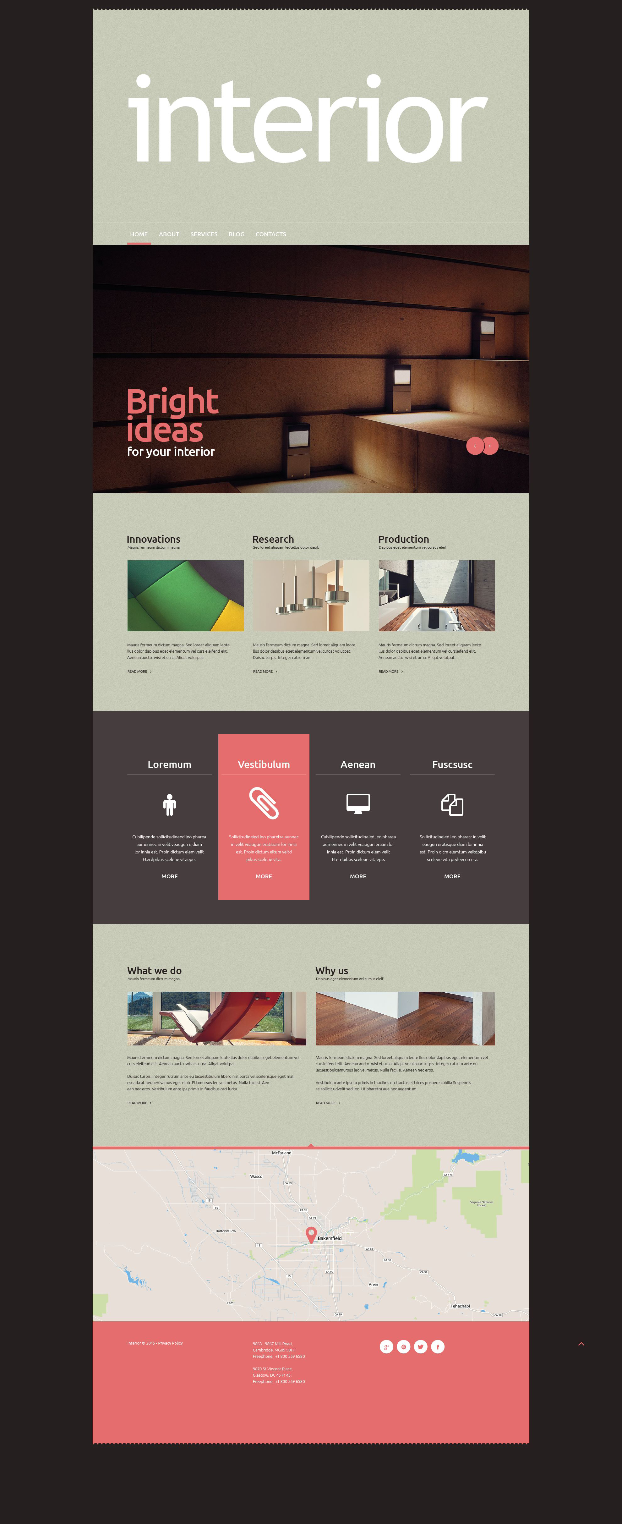 Interior Design WordPress Theme