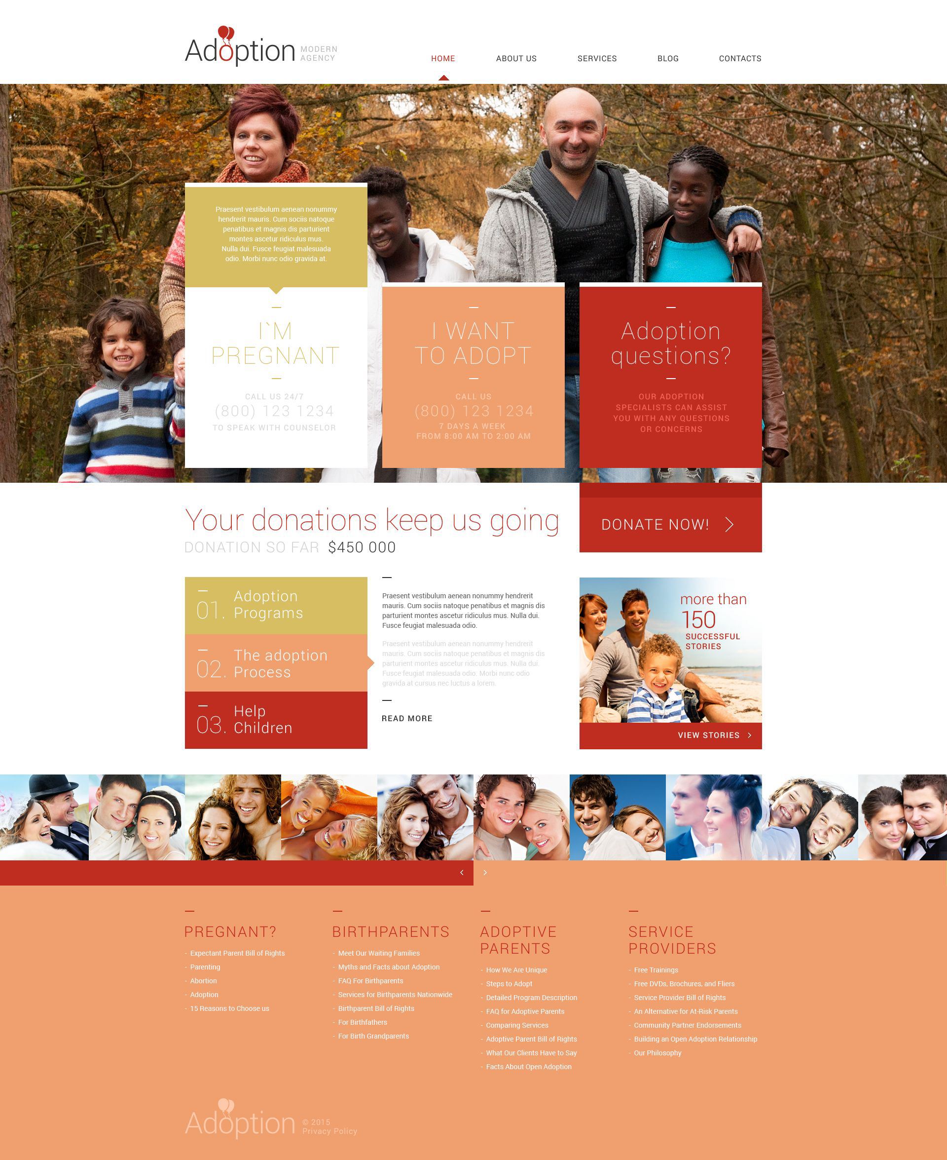 Adoption Agency WordPress Theme