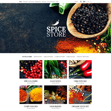 Spice Store OpenCart Templates 53040