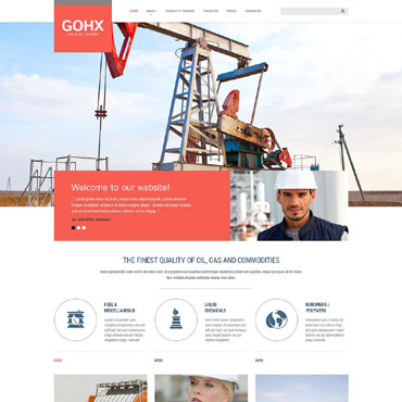 Oil And Responsive Website Templates 53042