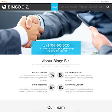 Biz Business WordPress Themes 53091