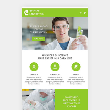 Lab Company Newsletter Templates 53103