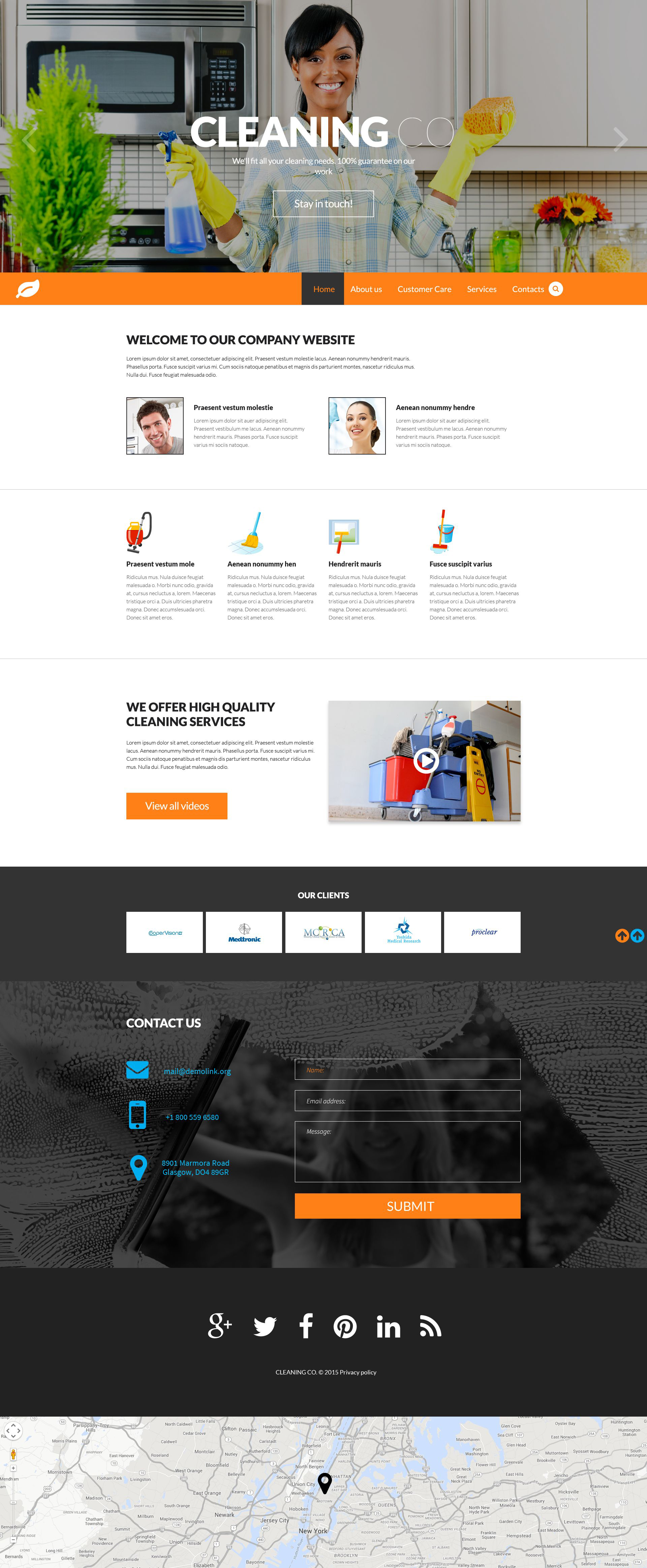 Cleaning Responsive Website Template