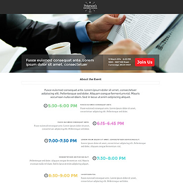 Business Success Landing Page Templates 53179