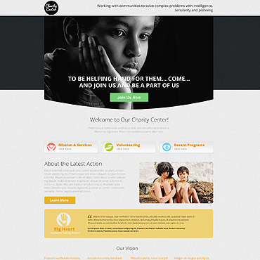 Co Charity Landing Page Templates 53181