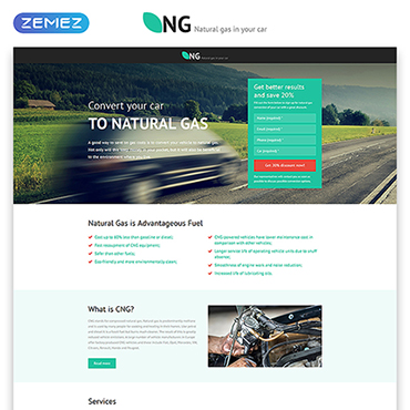 Services Personal Landing Page Templates 53183