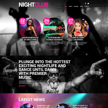 Club Music WordPress Themes 53257
