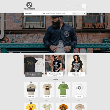 Clothes Online OpenCart Templates 53279