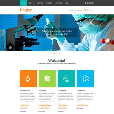 Science Lab Muse Templates 53295