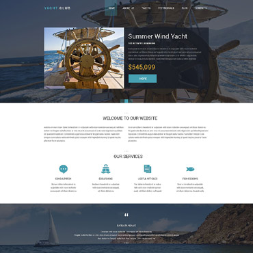 Club Yachting Drupal Templates 53349