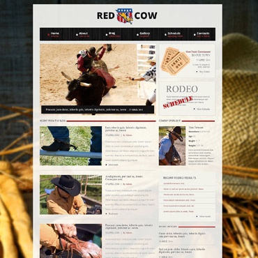 Cow Rodeo Drupal Templates 53350