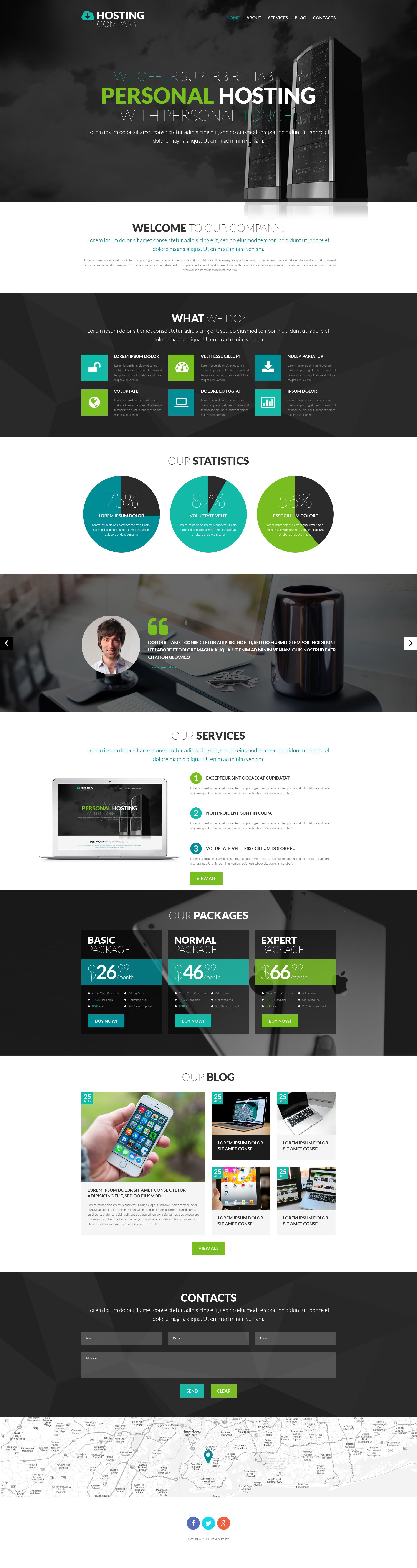 Hosting Provider WordPress Theme