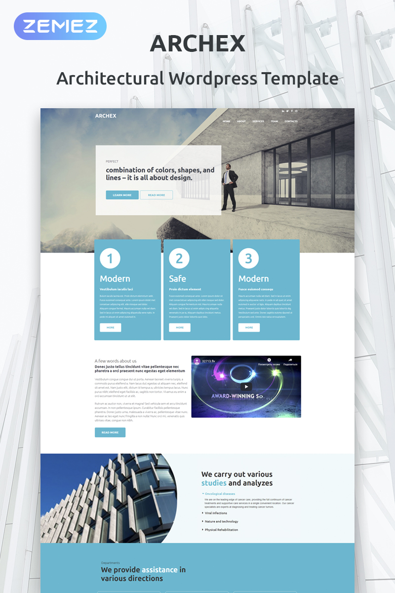 Architectural Finish WordPress Theme