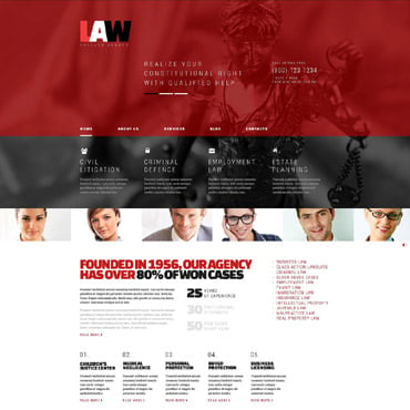 Agency Constitution WordPress Themes 53371