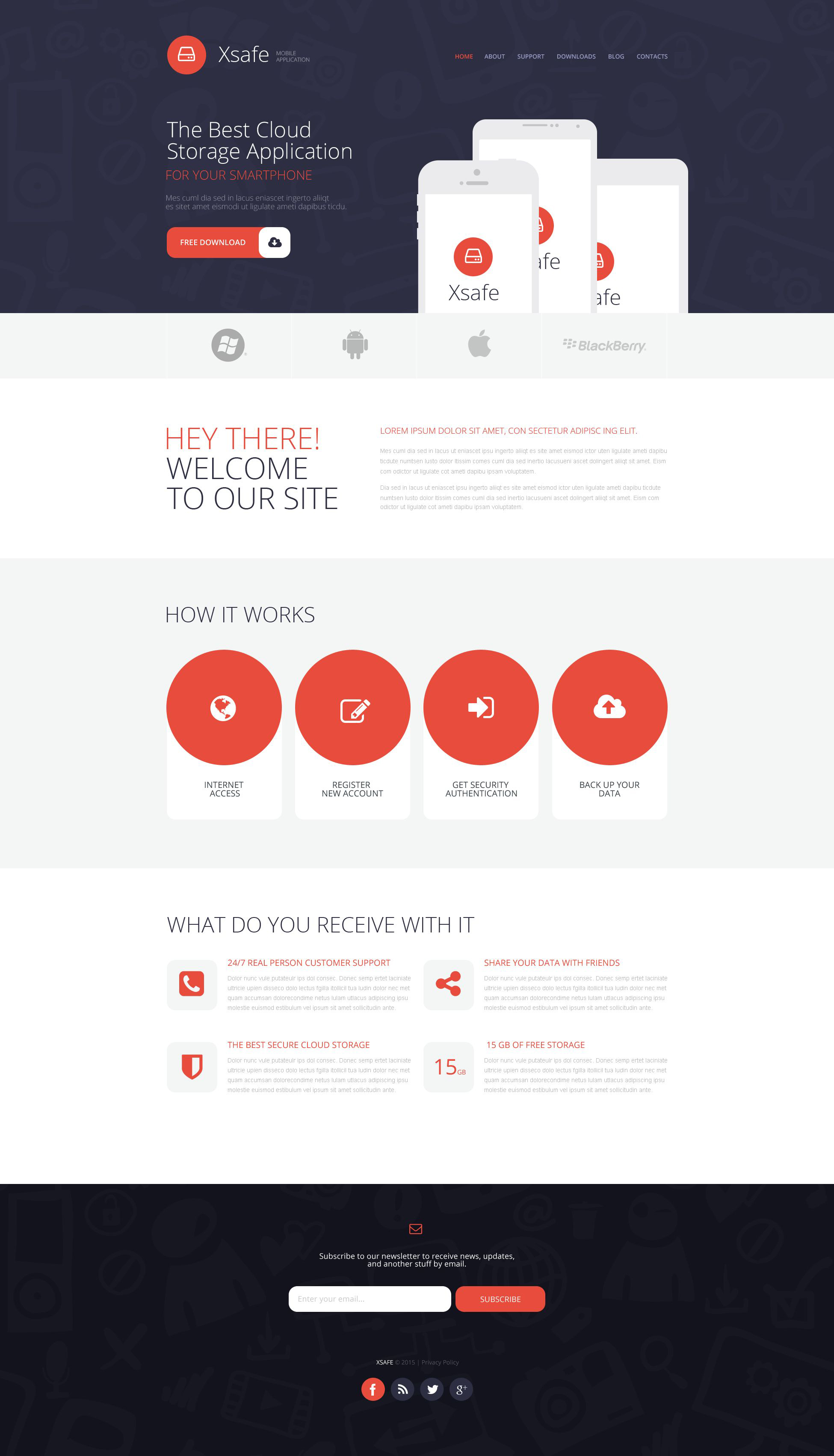 Mobile App Store WordPress Theme