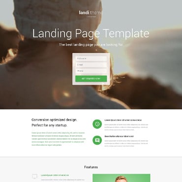 Theme Web Landing Page Templates 53378