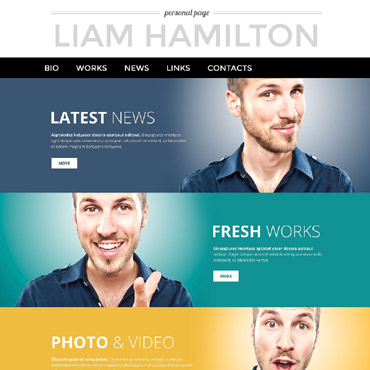 Hamilton Personal WordPress Themes 53390