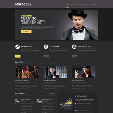 <a class=ContentLinkGreen href=/fr/kits_graphiques_templates_wordpress-themes.html>WordPress Themes</a></font> magique spectacle 53433