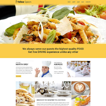 Spoon Restaurant WordPress Themes 53436