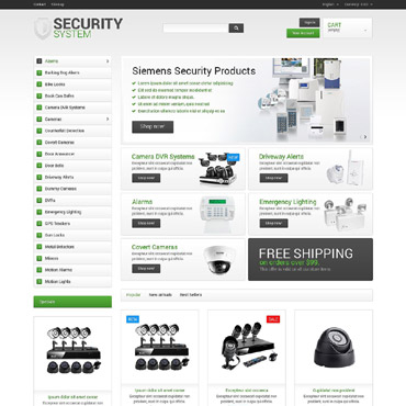 Theme Prestashop Security Systeme 53441