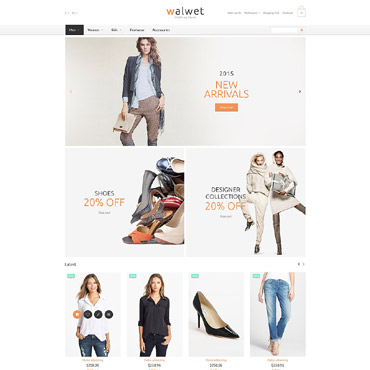 Clothes Wear OpenCart Templates 53449