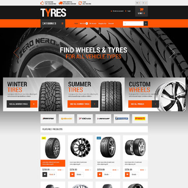 Tires & OpenCart Templates 53498
