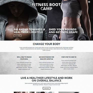 Store Athletic Responsive Website Templates 53542