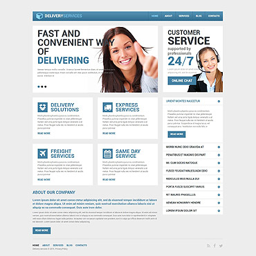 Services Delivery Drupal Templates 53556
