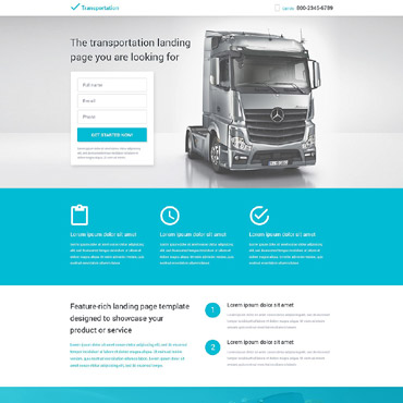 Transport Fast Landing Page Templates 53561