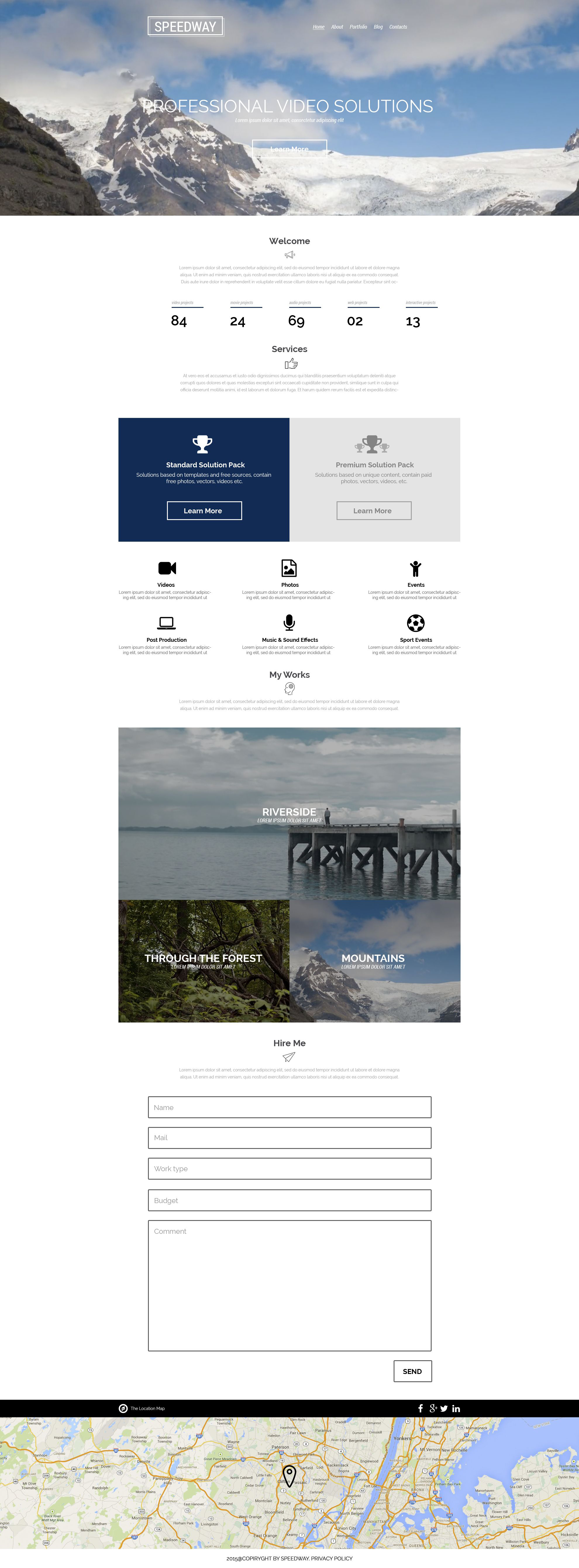 Videographer WordPress Theme